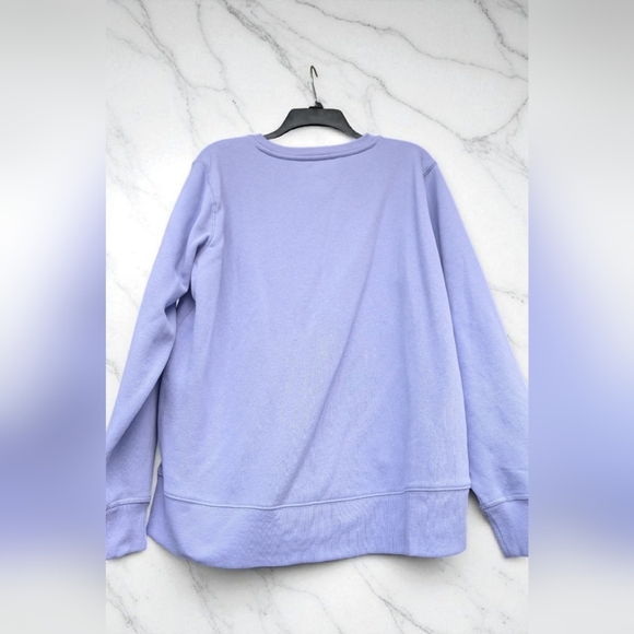 Tek Gear Ultrasoft Fleece Crewneck Sweatshirt Lola Purple, Size: L (EUC) - Picture 5 of 7